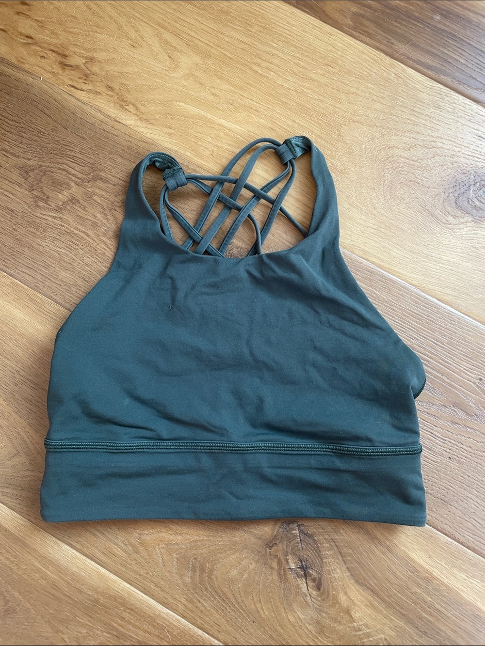 Lululemon high neck strappy sports bra